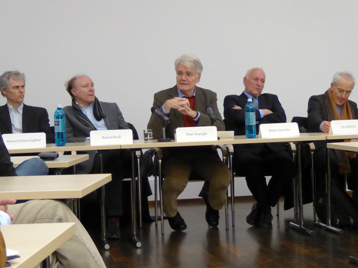 Marcel Simon-Gadhof, Roland Reuß, Peter Staengle, Walter Jaeschke, Urs Heftrich