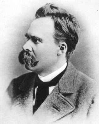Friedrich Nietzsche, 1882 (Photographie von Gustav Adolf Schultze)
